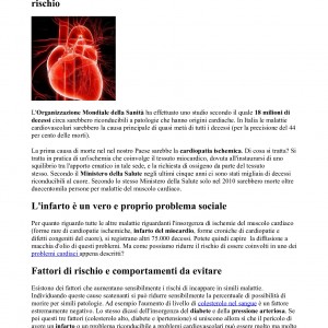 Infarto prima causa di morte