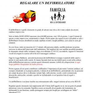 regalare un DAE