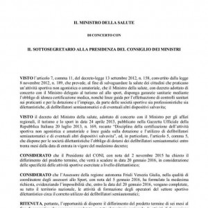 proroga termine L.Balduzzi al 20 luglio 2016